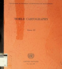 World cartography Vol. XX