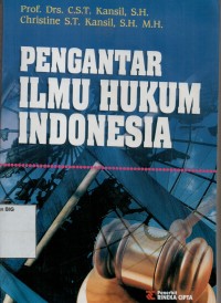 Pengantar ilmu hukum Indonesia