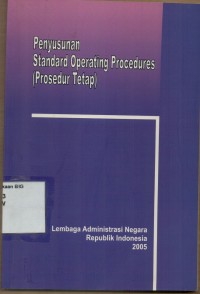 Image of Penyusunan standard operating procedures (prosedur tetap)