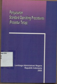 Penyusunan standard operating procedures (prosedur tetap)