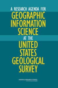 A Research agenda for geographic information science